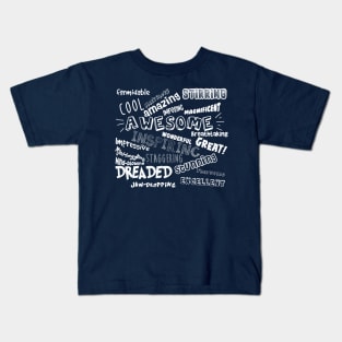 Cool Awesome Words Kids T-Shirt